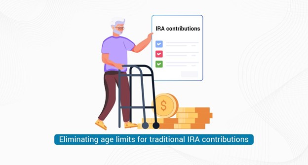 Eliminating age limits for traditional IRA contributions